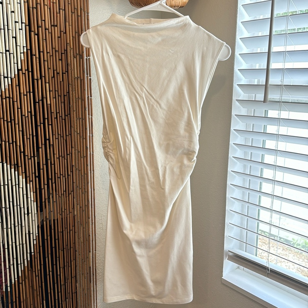 Reformation ivory mini dress